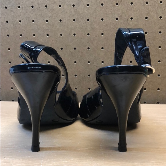BCBG Paris Peep Toe Open Heels sz 7 - Picture 4 of 8